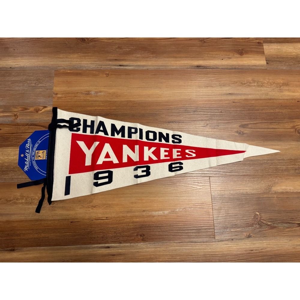 Mitchell & Ness 1936 Champions New York Yankees Full Size Felt Pennant